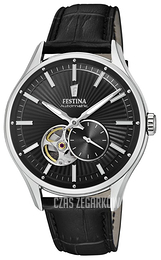 Festina Czarny/Skóra Ø43 mm F16975-3