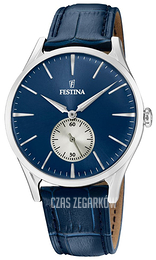 Festina Niebieski/Skóra Ø40 mm F16979-3