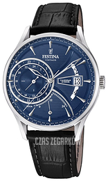 Festina Niebieski/Skóra Ø41 mm F16985-3