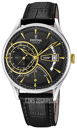 Festina Czarny/Skóra Ø41 mm F16985-4