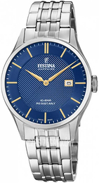 Festina Niebieski/Stal Ø40 mm F20005-3