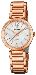 Festina Biały/Stal w kolorze różowego złota Ø31 mm F20215-1