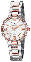 Festina Biały/Stal w kolorze różowego złota Ø30 mm F20221-1