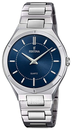 Festina Niebieski/Stal Ø39 mm F20244-2