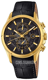 Festina Czarny/Skóra Ø43 mm F20270-3