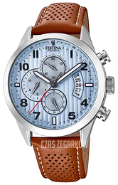 Festina Niebieski/Skóra Ø44 mm F20271-4