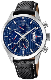 Festina Sport Niebieski/Skóra Ø44 mm F20271-7