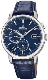 Festina Multifunction Niebieski/Skóra Ø42 mm F20280-3