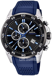 Festina Czarny/Guma Ø47 mm F20330-8