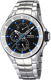 Festina Multifunction Czarny/Stal Ø44.5 mm F20340-1
