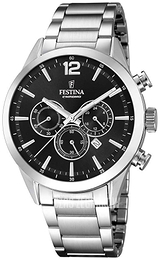 Festina Czarny/Stal Ø43.5 mm F20343-8
