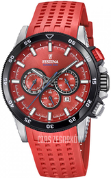Festina Chrono Bike Czerwony/Guma Ø44 mm F20353-C