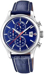 Festina Niebieski/Skóra Ø43 mm F20375-2