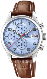 Festina Niebieski/Skóra Ø43 mm F20375-5