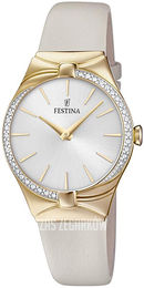 Festina Srebrny/Skóra Ø31 mm F20389-1
