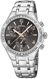 Festina Czarny/Stal Ø39 mm F20392-4