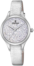 Festina Mademoiselle Zestaw kryształów/Skóra Ø32 mm F20409-1
