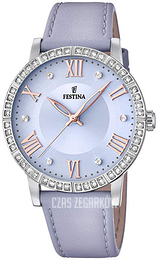 Festina Purpurowy/Skóra Ø37 mm F20412-3