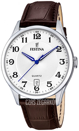 Festina Classic Biały/Skóra Ø43 mm F20426-1