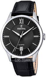 Festina Classic Czarny/Skóra Ø43 mm F20426-3