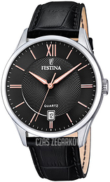 Festina Classic Czarny/Skóra Ø43 mm F20426-6