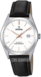 Festina Classic Biały/Skóra Ø40 mm F20446-A
