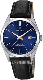 Festina Classic Niebieski/Skóra Ø40 mm F20446-B