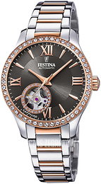 Festina Szary/Stal w kolorze różowego złota Ø34 mm F20487-2