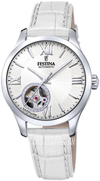 Festina Biały/Skóra Ø33 mm F20490-1