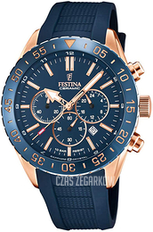 Festina Ceramic Niebieski/Guma Ø44 mm F20516-1