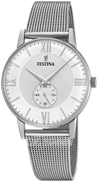 Festina Retro Srebrny/Stal Ø36 mm F20568-2