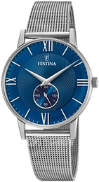 Festina Retro Niebieski/Stal Ø36 mm F20568-3