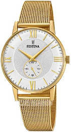 Festina Retro Srebrny/Stal w odcieniu złota Ø36 mm F20569-2