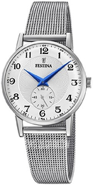 Festina Retro Srebrny/Stal Ø29 mm F20572-1