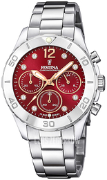 Festina Boyfriend Czerwony/Stal Ø39 mm F20603-2