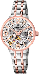 Festina Szkieletowa tarczy/Stal w kolorze różowego złota Ø32.5 mm F20615-1