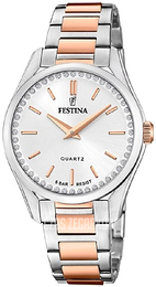 Festina Mademoiselle Srebrny/Stal w kolorze różowego złota Ø35.5 mm F20620-1