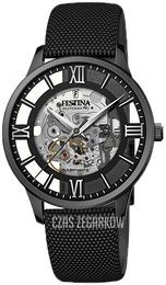 Festina Szkieletowa tarczy/Skóra Ø41.5 mm F20621-1