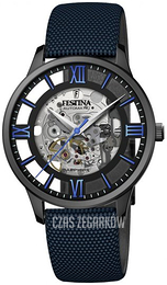 Festina Szkieletowa tarczy/Skóra Ø41.5 mm F20621-3