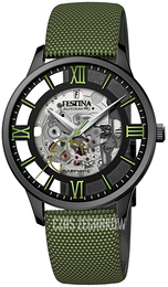 Festina Szkieletowa tarczy/Skóra Ø41.5 mm F20621-4