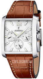 Festina Timeless Srebrny/Skóra F20636-1