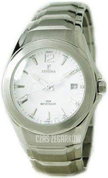 Festina Biały/Stal Ø40 mm F6665-1
