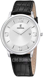 Festina Classic Srebrny/Skóra Ø40 mm F6806-1