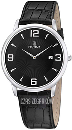 Festina Classic Czarny/Skóra Ø40 mm F6806-2
