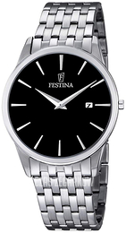 Festina Czarny/Stal Ø40 mm F6833-2