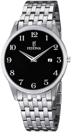 Festina Classic Czarny/Stal Ø40 mm F6833-4