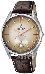 Festina Retro Brązowy/Skóra Ø41 mm F6857-2
