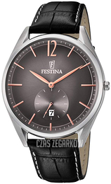 Festina Retro Szary/Skóra Ø41 mm F6857-6