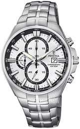 Festina Biały/Stal Ø45 mm F6862-1