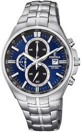 Festina Niebieski/Stal Ø44 mm F6862-3